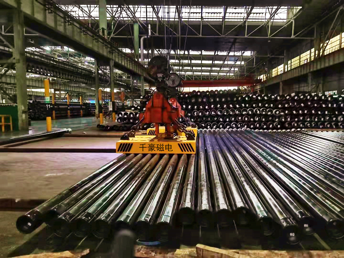 吊鋼管電永磁吊具，千豪品牌