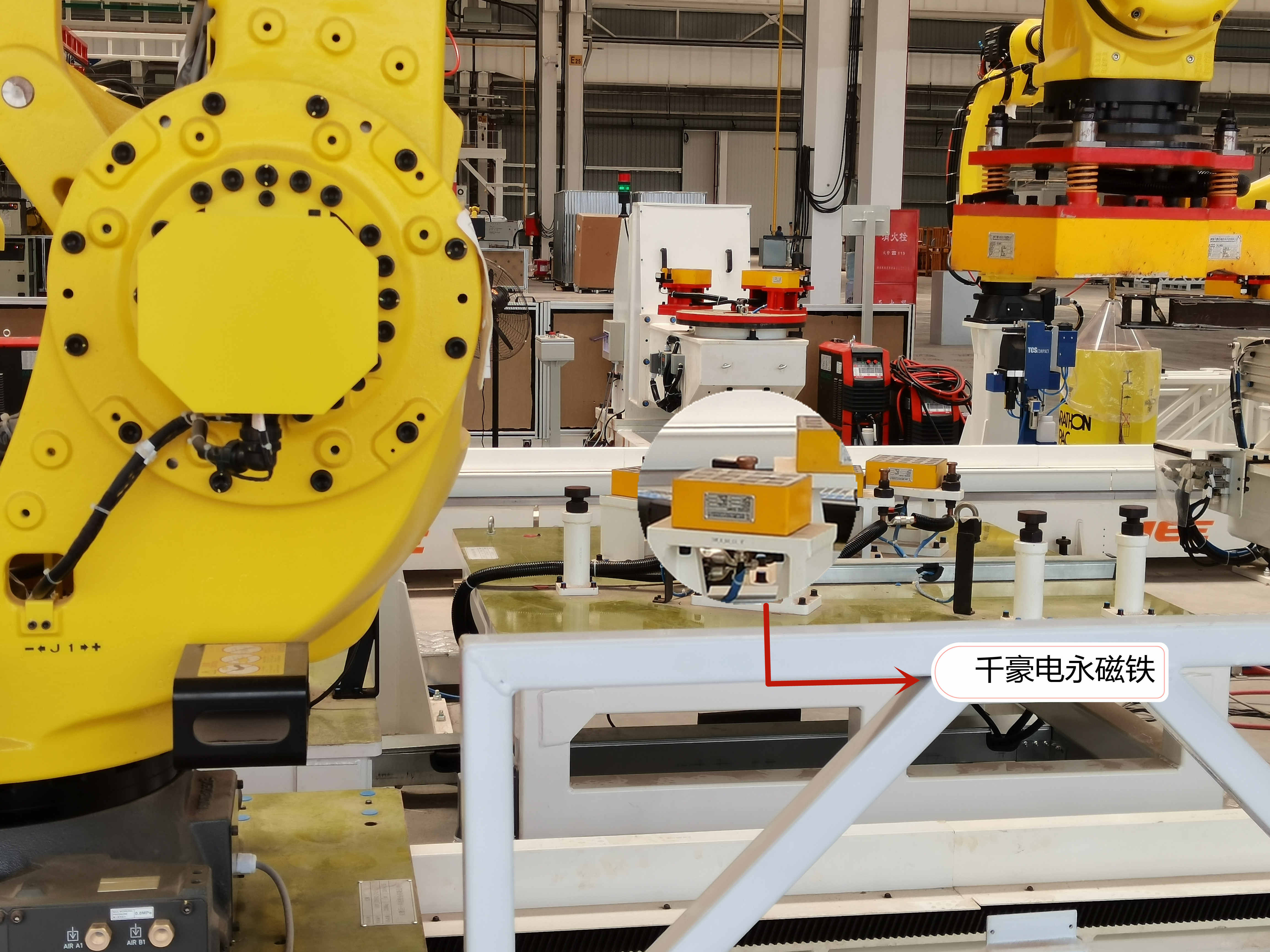 千豪自動化夾具，電永磁夾具，機(jī)械手吸盤
